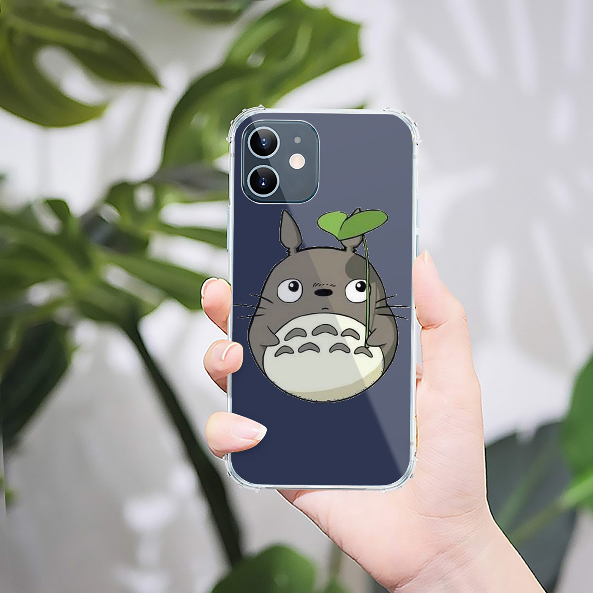 （画像用） となりのトトロ 草壁メイ 草壁サツキ My Neighbor Totoro Satsuki Kusakabe Mei Kusakabe 【iPhone 12シリーズ対応】透明スマホケース（クリアソフトケース）